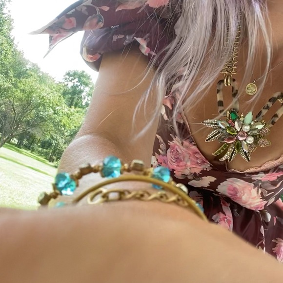 UFT/UFS Hansel Puff Sleeve Dress Oxblood - Picture 4 of 10